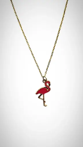 Déstockage Collier Flamant Rose foncé ***Livraison gratuite***