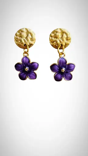 Boucles d'oreilles Fleurs ***Livraison Gratuite***