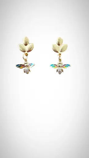 Boucles d'oreilles Abeille ***Livraison gratuite***